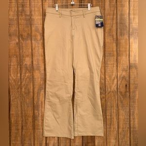 NWOT Dickies Khaki Flex Twill Pant Slim Boot Cut